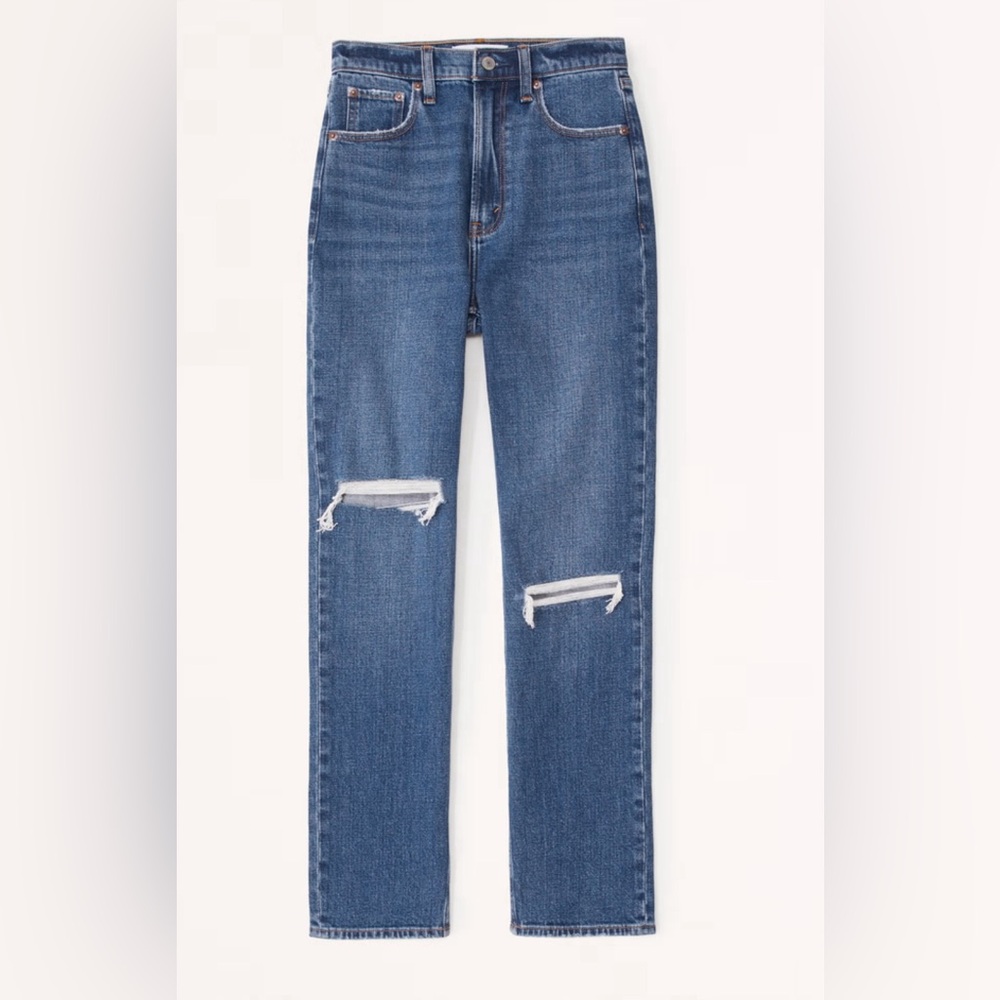 Abercrombie and Finch straight leg ankle jeans